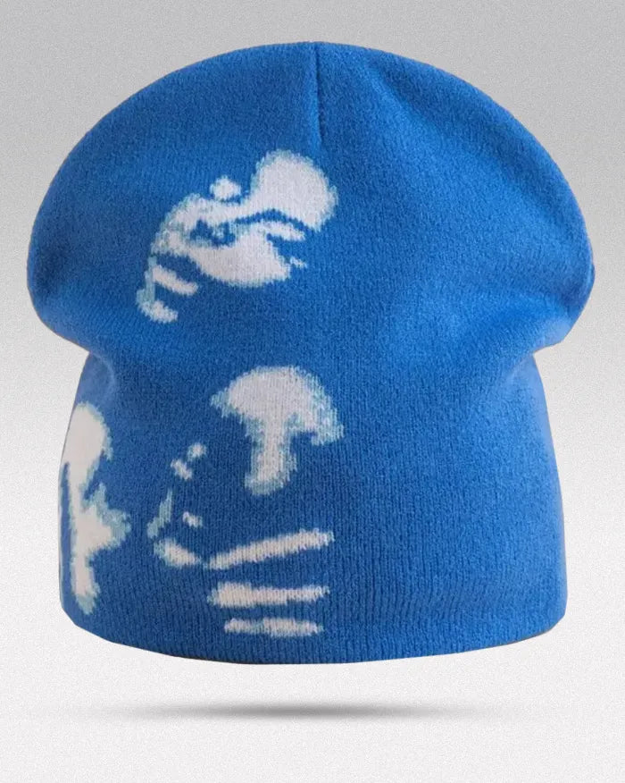 Graphic beanie ’Muse’