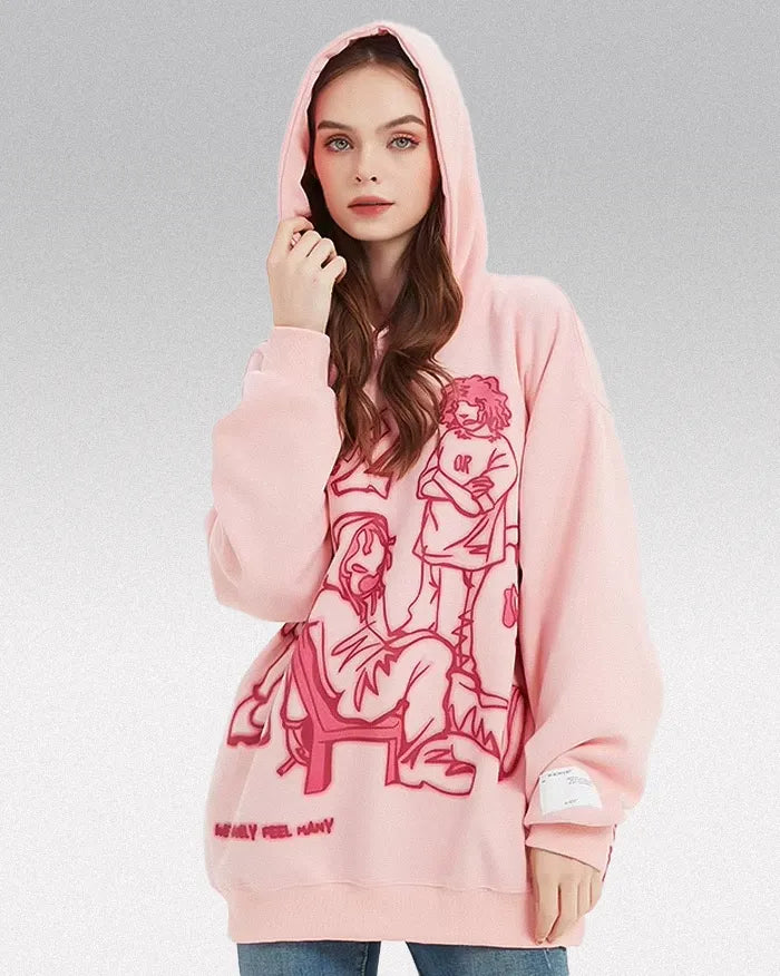 Graphic hoodie ’Sora’