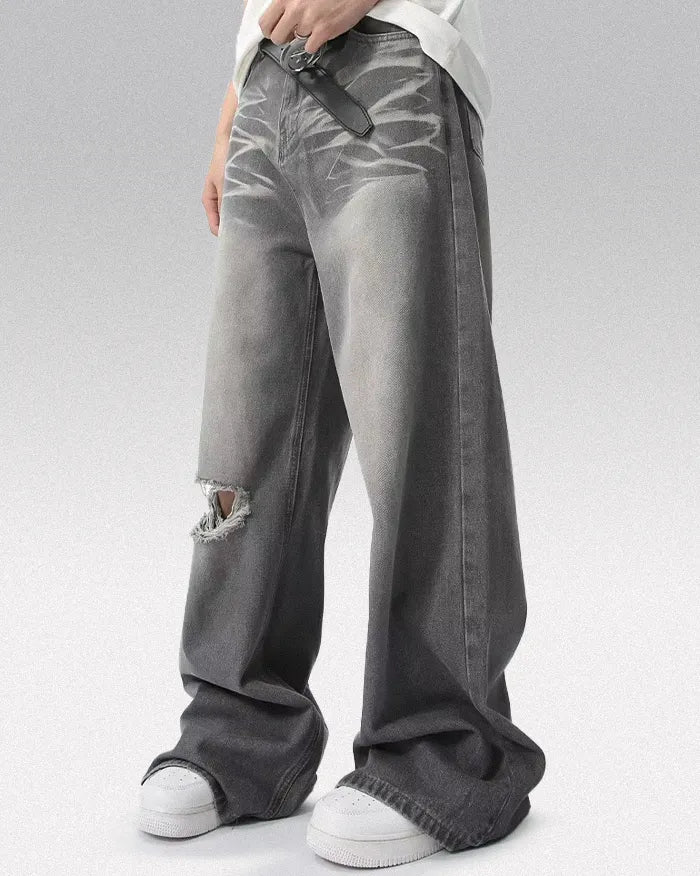 Grey jeans y2k ’Viper’