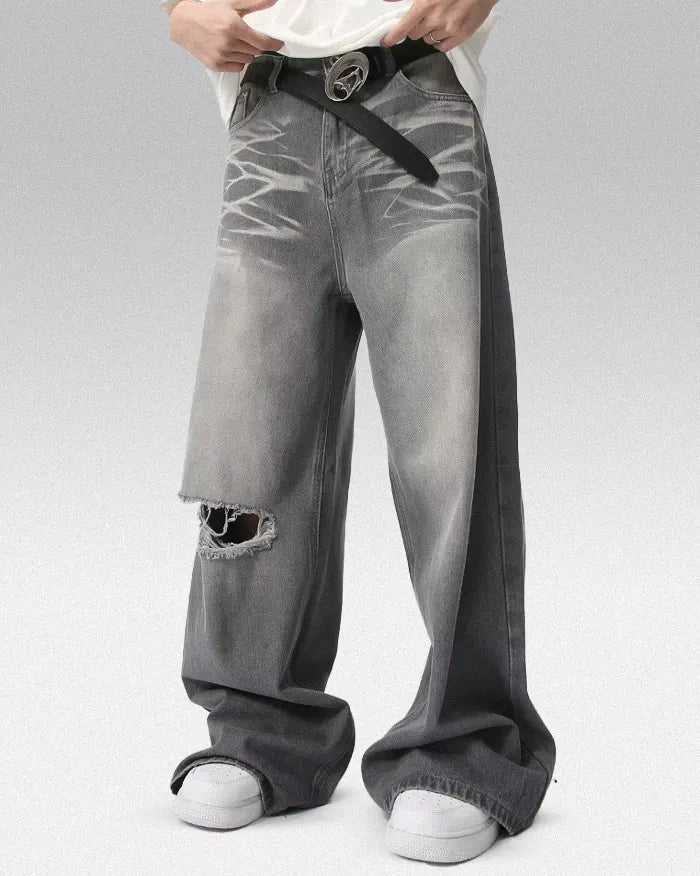 Grey jeans y2k ’Viper’