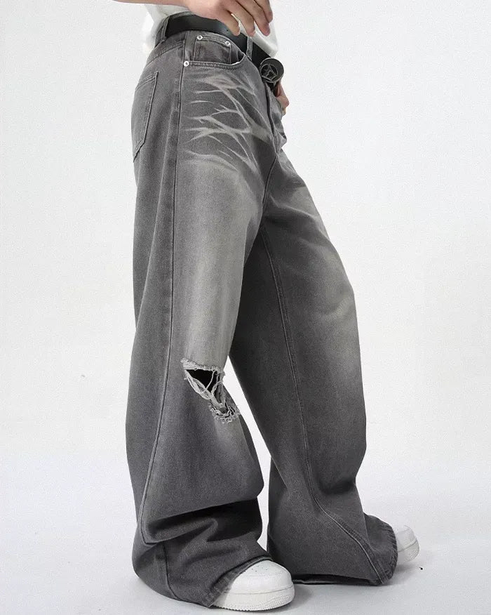 Grey jeans y2k ’Viper’