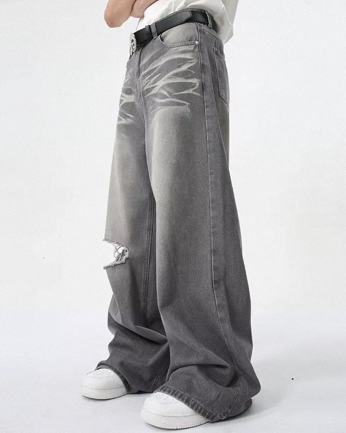 Grey jeans y2k ’Viper’