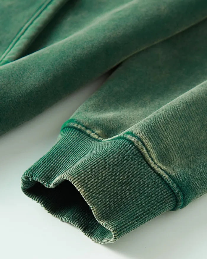 Heavyweight acid wash hoodie ’Plasma’