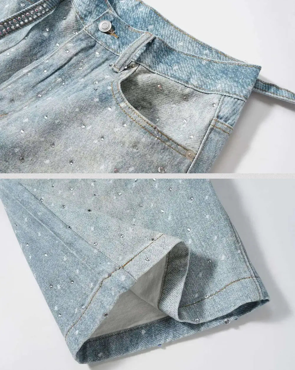Jorts with Rhinestones Men ’Tycho’