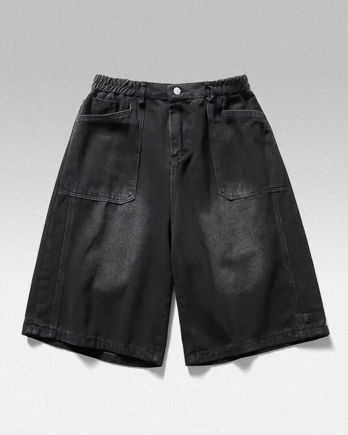 Loose jorts ’Xerox’ Black / S