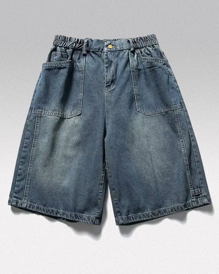 Loose jorts ’Xerox’ Blue / S