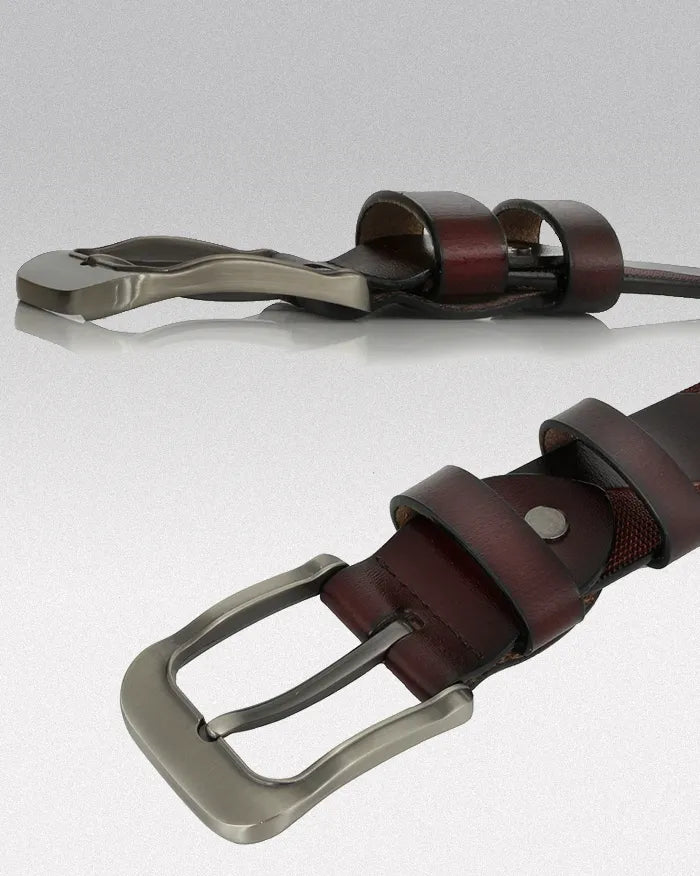 Men’s genuine leather belt ’Lunarwave’