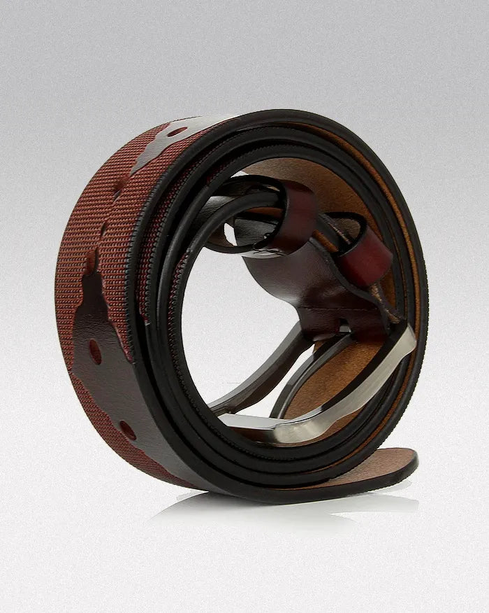 Men’s genuine leather belt ’Lunarwave’