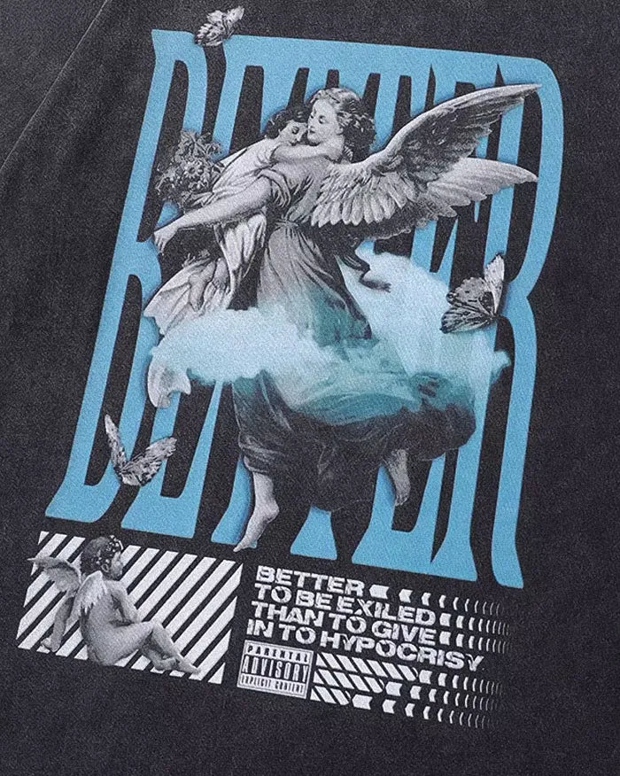 Men’s oversized t-shirt vintage ’Better’