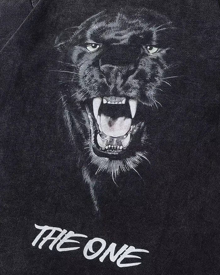 Men’s oversized vintage t-shirt ’One’