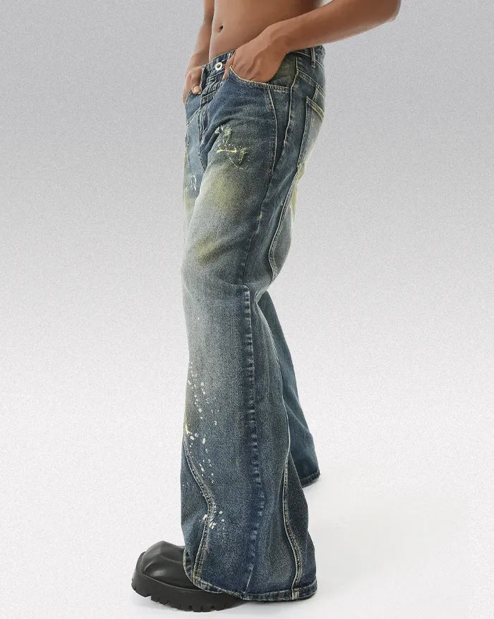 Men’s wide leg jeans ’Quark’