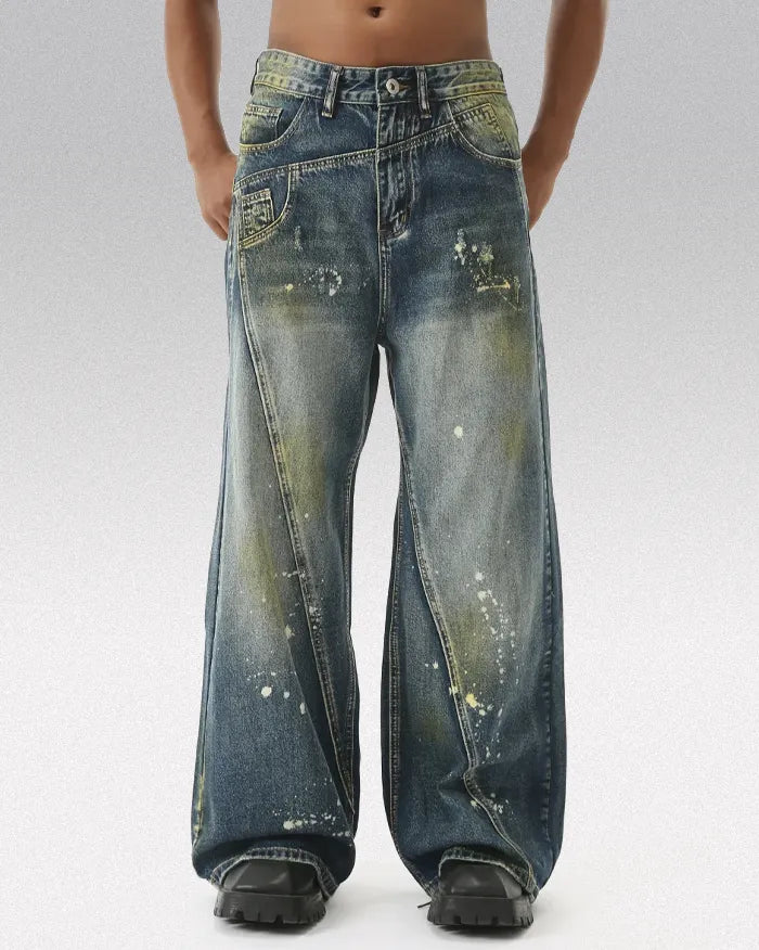 Men’s wide leg jeans ’Quark’