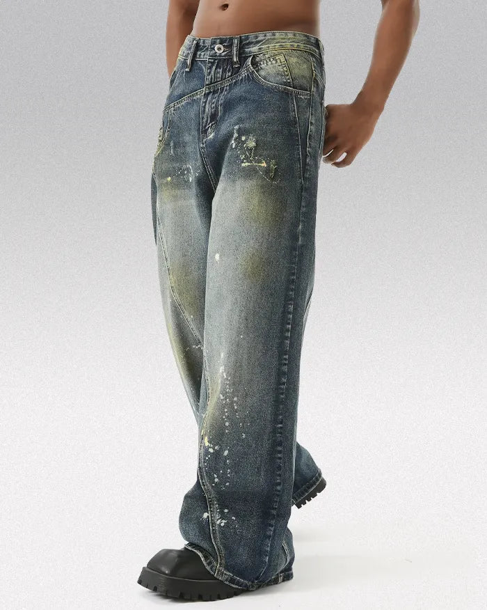Men’s wide leg jeans ’Quark’