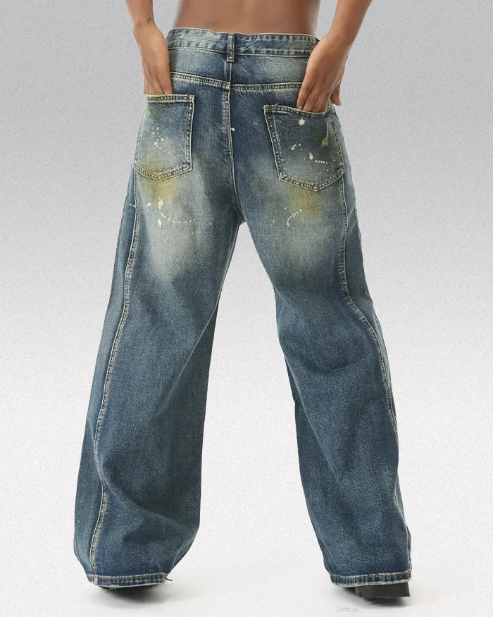 Men’s wide leg jeans ’Quark’