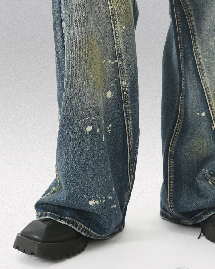Men’s wide leg jeans ’Quark’