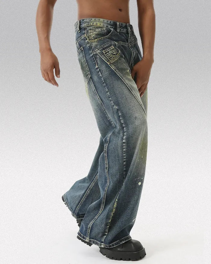Men’s wide leg jeans ’Quark’