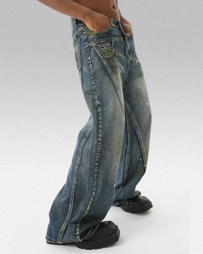 Men’s wide leg jeans ’Quark’