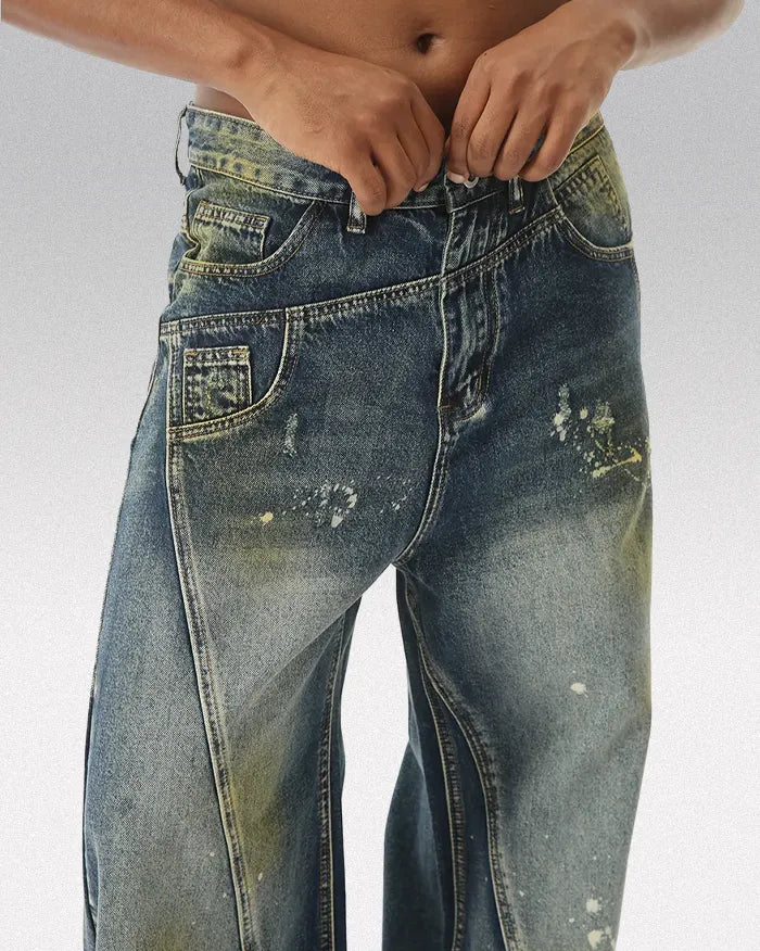 Men’s wide leg jeans ’Quark’