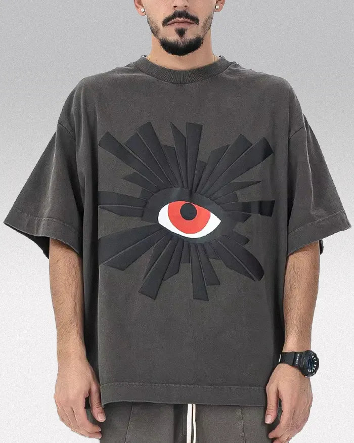 Original design t-shirt ’Korra’ - Gray / M 55-65KG