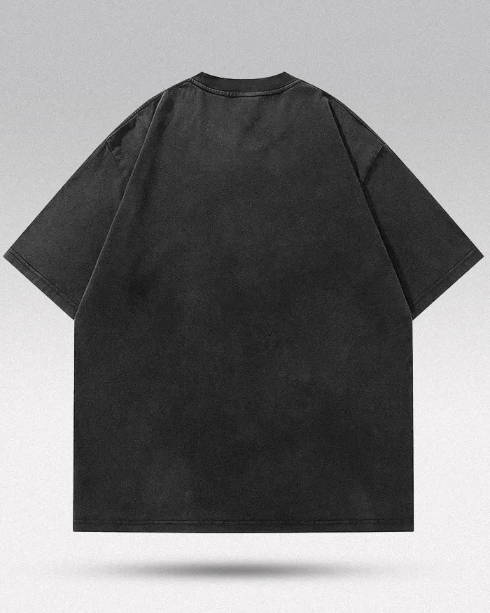 Oversized black t shirt ’Kinetic’