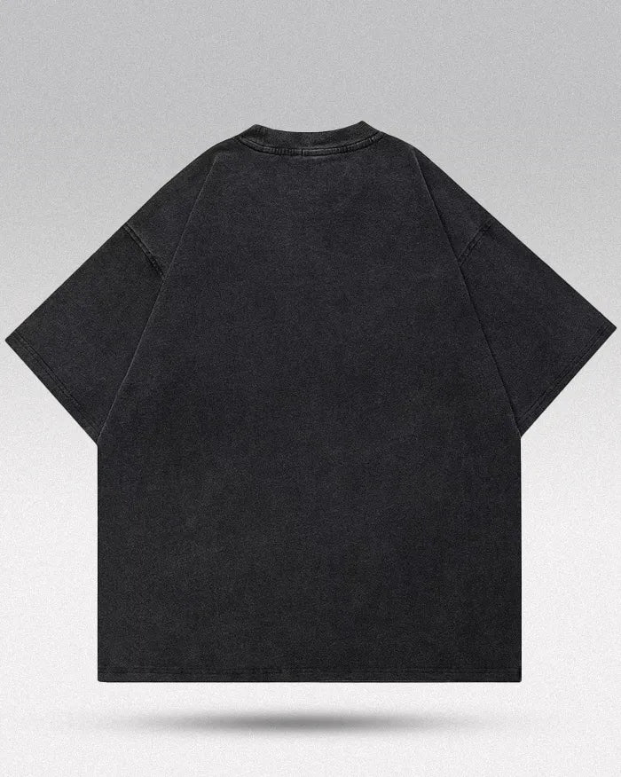 Oversized black tee ’Skull’