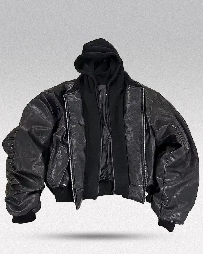 Oversized bomber jacket ’Orbit’ - Black / M