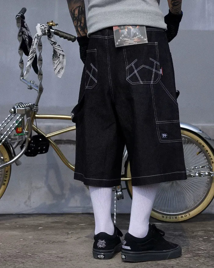 Oversized jorts ’Nero’