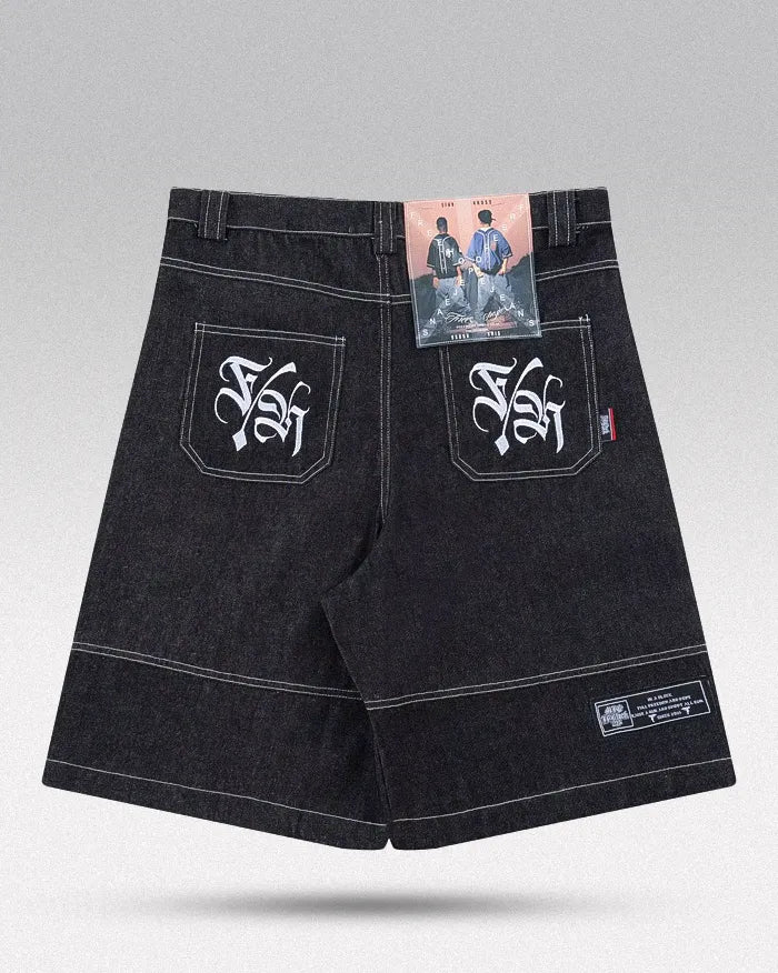 Oversized jorts ’Nero’ Black V1 / M