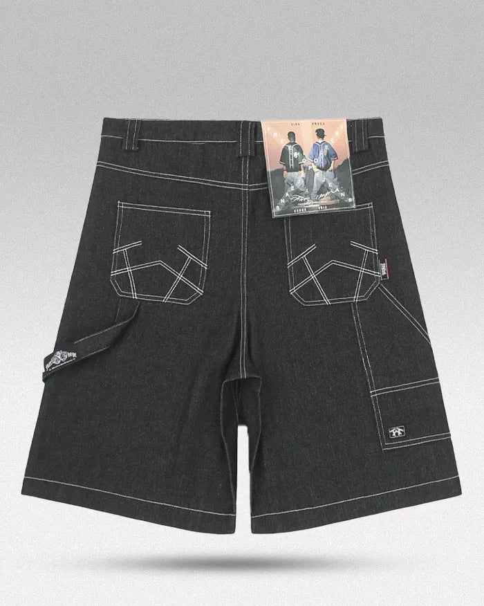 Oversized jorts ’Nero’ Black V2 / M