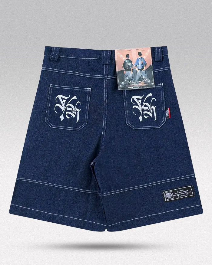 Oversized jorts ’Nero’ Blue V1 / M