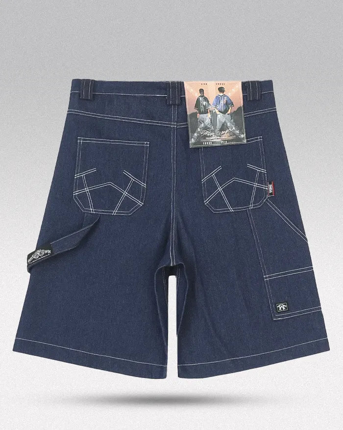 Oversized jorts ’Nero’ Blue V2 / M