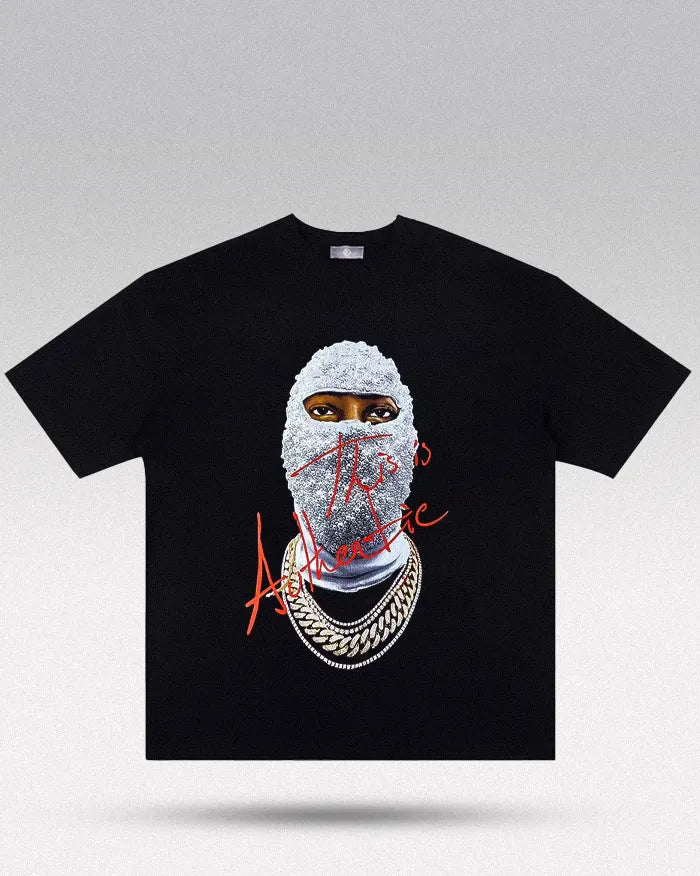 Oversized Streetwear tee ’Tempest’ - Black / S