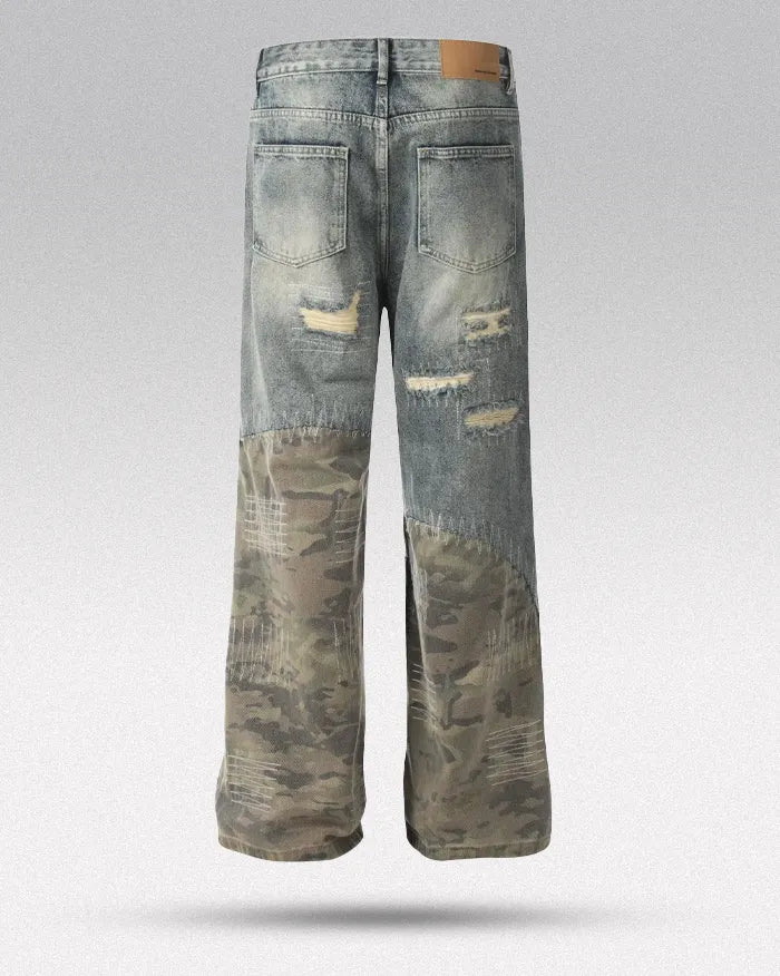 Patchwork jeans ’Alpha’