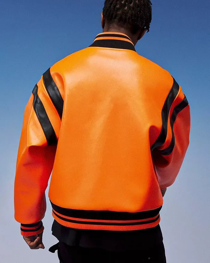 Pu Leather Bomber Jacket ’Horizon’