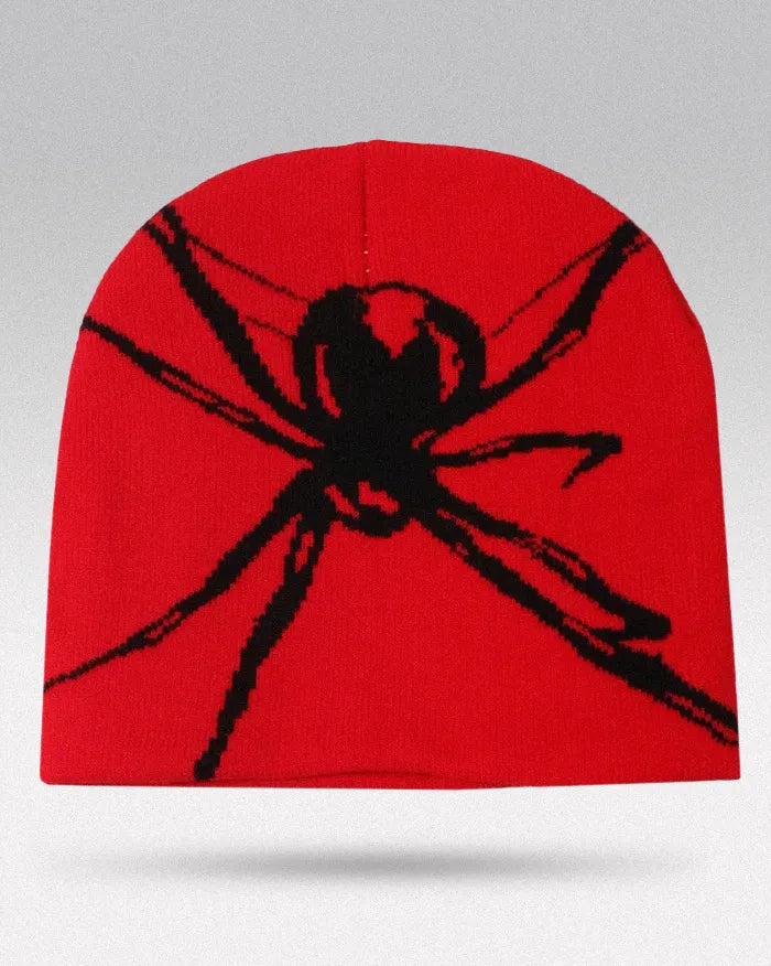 Red Spider Beanie ’Obsid’