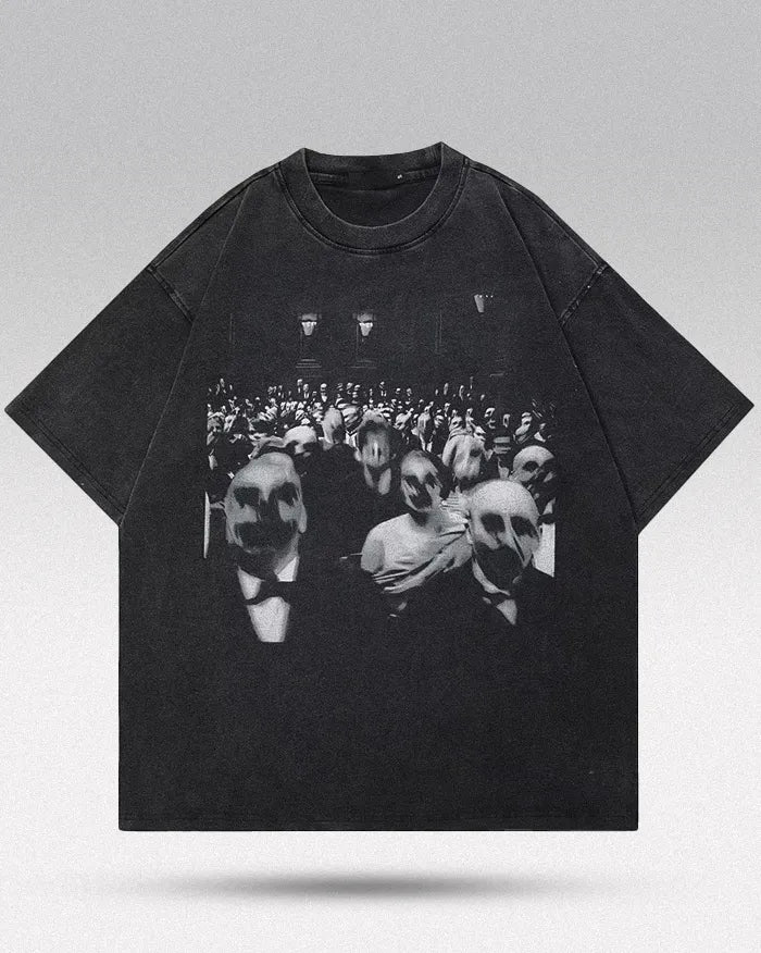 Retro Black T-Shirt ’Orcus’ - S