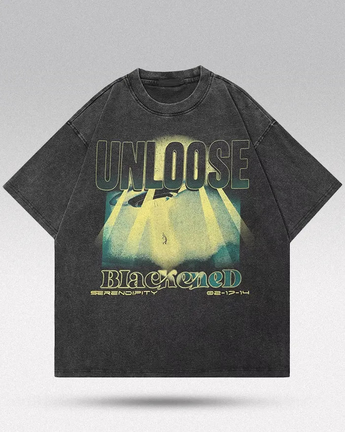 Retro graphic t-shirt ’Unloose’ - S