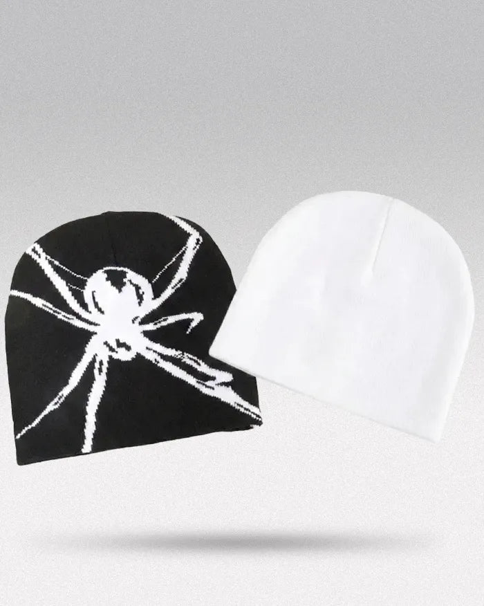 Spider Beanie Y2K ’Obsid’