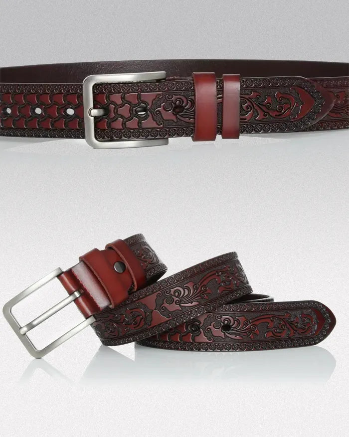 Split Leather belt ’Darkmatter’