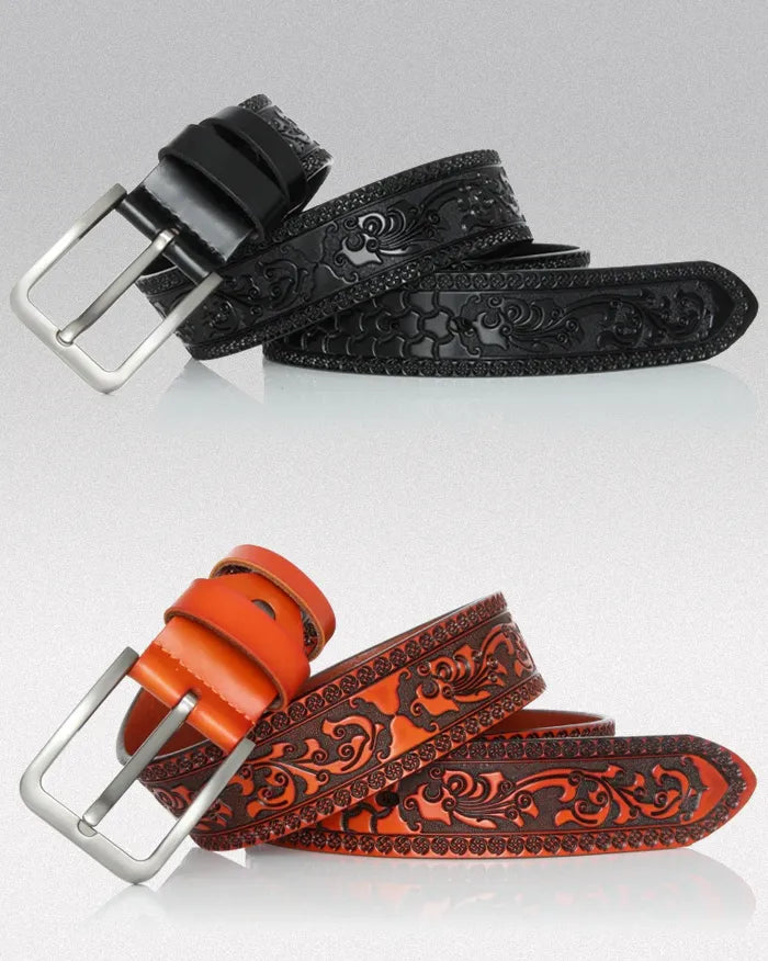 Split Leather belt ’Darkmatter’