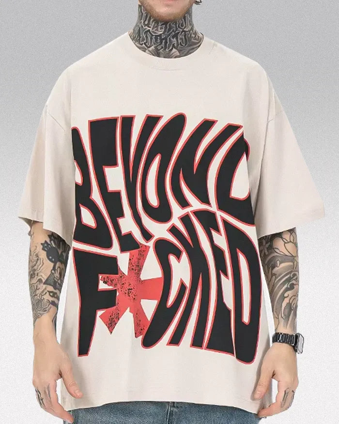 T-shirt y2k Graphic ’Beyond’ - M 60-70KG