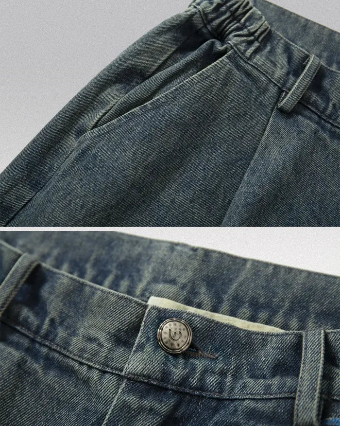 Vintage patchwork jeans ’Lynxwave’