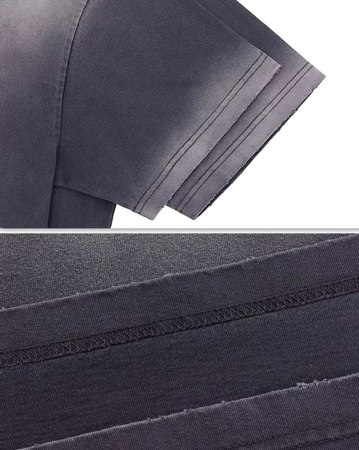 Vintage wash tee ’Oblivion’