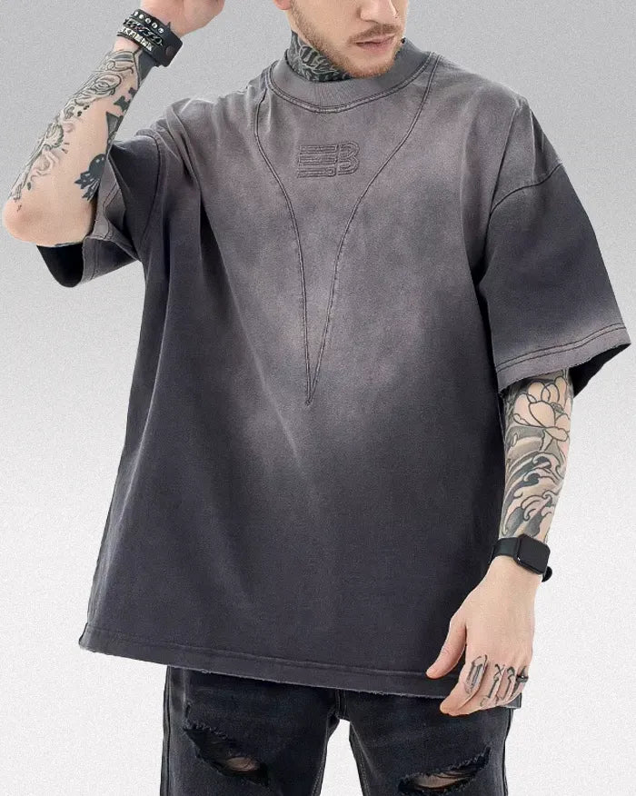 Vintage wash tee ’Oblivion’