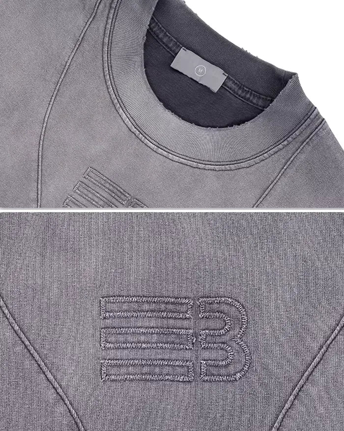 Vintage wash tee ’Oblivion’