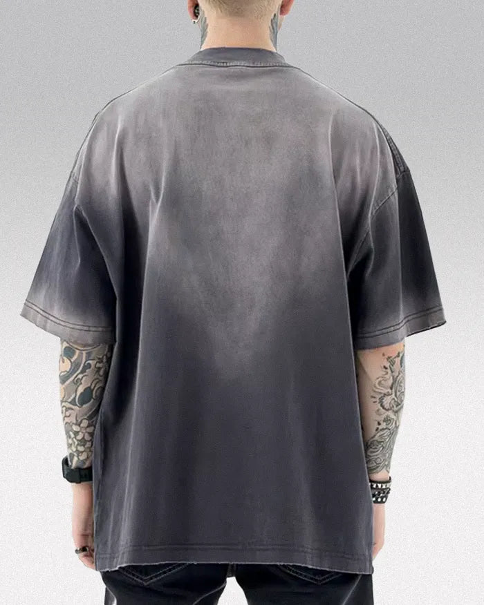 Vintage wash tee ’Oblivion’