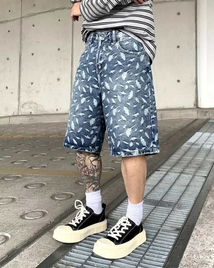 Washed jorts ’Spectro’