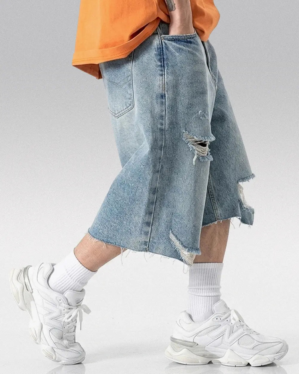 Washed jorts ’Spectro’