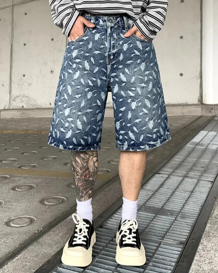 Washed jorts ’Spectro’