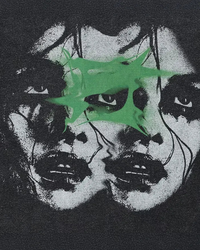 Washed t-shirt ’Nimbus’